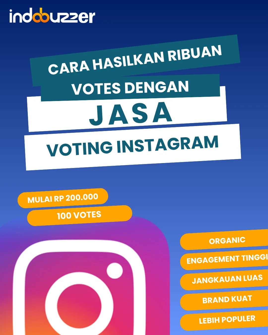 Cara Hasilkan Ribuan Votes Dengan Jasa Voting Instagram Buzzer