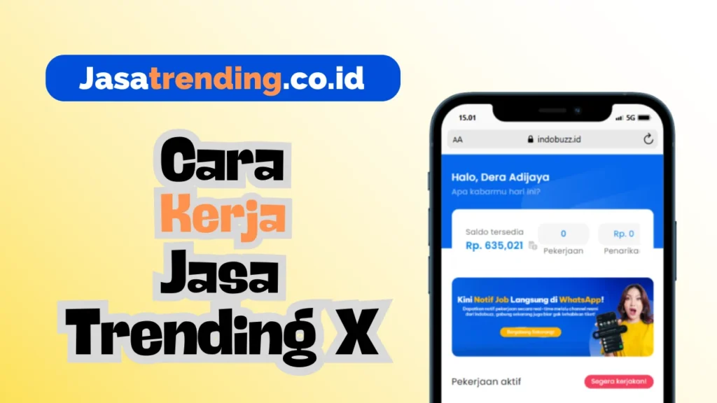 cara kerja jasa trending