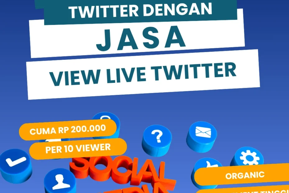 strategi sukses live twitter