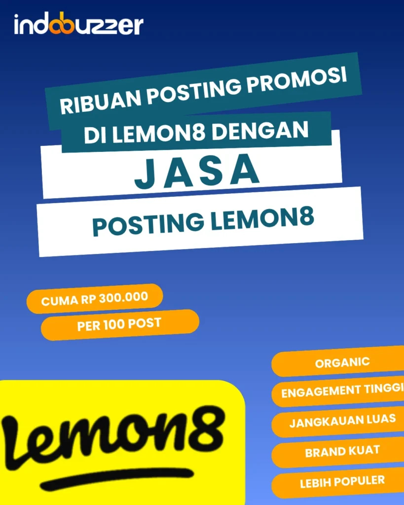 ribuan posting promosi lemon8