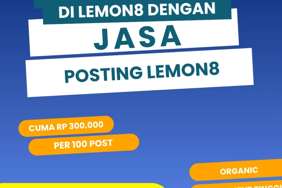 ribuan posting promosi lemon8